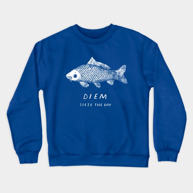 carp diem Crewneck Sweatshirt by Louisros